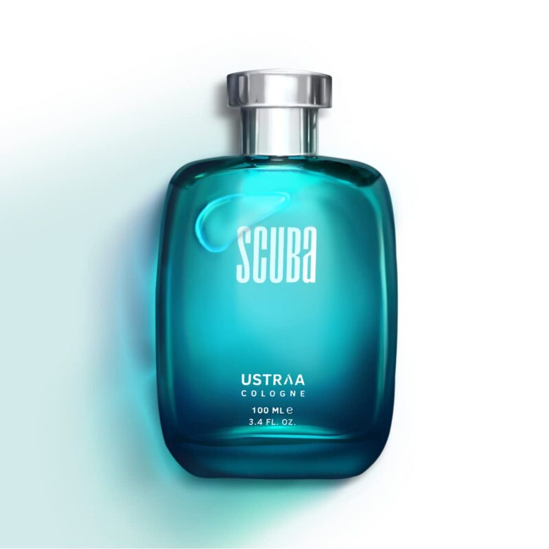 Ustraa Scuba Cologne - 100ml - Perfume for Men | With lively, spicy and deep aquatic notes | Ideal for day occasions | Long-lasting fragrance with no gas - Image 8