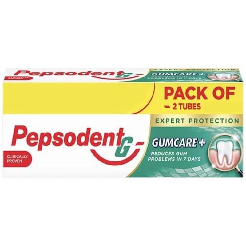 Pepso.dent G Gumcare+ Gum Care Toothpaste 130 Grams Pack of 2 (F)