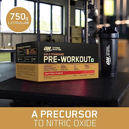 Optimum Nutrition (ON) Gold Standard Pre-Workout- 142.5g/15 single serve packs (Fruit Punch Flavor), For Energy, Focus, Power, Endurance & Performance - Image 6