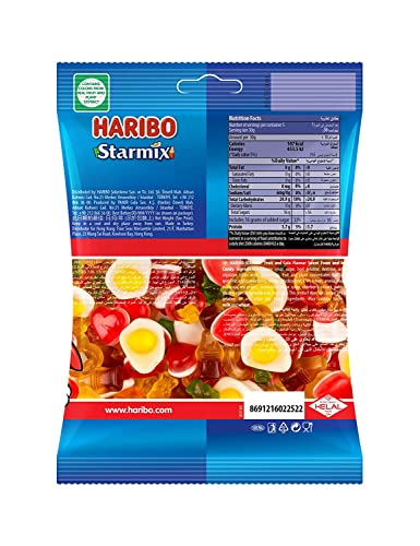 8x HARIBO Fruit Starmix, Gummy Sweets, 140G each - Pack of 8 - Image 3