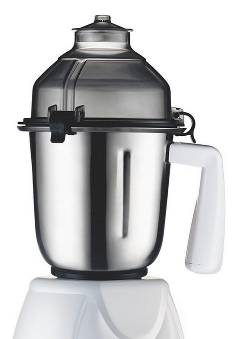 Bajaj Twister Mixer Grinder, 750W, 3 Jars (White) - Image 4