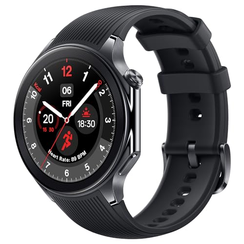 OnePlus Watch 2 with Wear OS4,Snapdragon W5 Chipset,Upto 100 hrs Battery Life,1.43 AMOLED Display,Stainless Steel & Sapphire Crystal Build,Dual Frequency GPS,IP68 & Bluetooth Calling (Black Steel) - Image 5