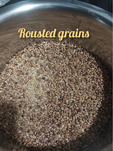 grains Bowl Hand Roasted multi grains health mix powder for Kids and Adults (NO COOKING NEEDED) Roasted Cereals & Pulses Powder, Chatua, Sathu maavu, Porridge Mix (Cardamom/Elaichi Flavour, 1 kg) - Image 2