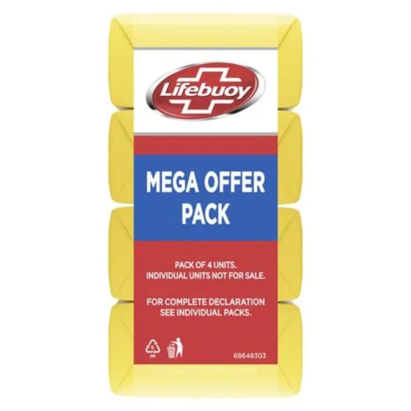 Lifebuoy Lemon Fresh Soap Bar, 4x100g - Image 5