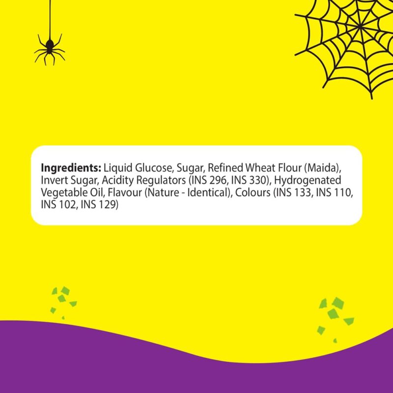 Chupa Chups , Sour Belt, Mixed Fruit Punch Flavour, Soft & Chewy Toffee Pack, 691.2 Grams- Pack of 12 - Image 7