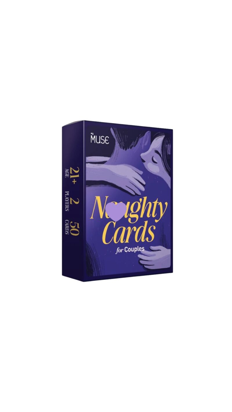 MYMUSE Naughty Card Game for Couples, 50 Cards, 4 Categories, Dare Together, Action-Based, Date Night Cards, Indoor Games, Perfect Gifting Idea for Birthday, Anniversary, Cute Gifts - Image 2