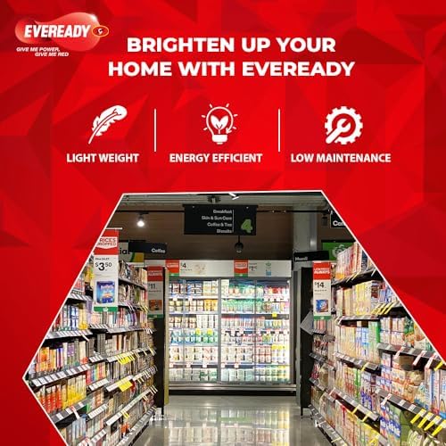 Eveready 40W LED Hammer Bulb | High CRI & High Efficiency | Energy Efficient | Mercury-Free | 4KV Surge Protection | 100 Lumens Per Watt | Cool Day Light (6500K) (Pack of 2) - Image 2