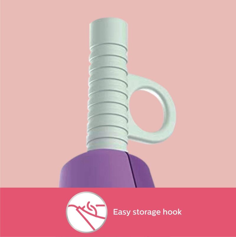 Philips HP8100/46 Compact Hair Dryer| 2 Flexible heat setting| ThermoProtect prevents overhearting | 1000 Watts- Purple - Image 4