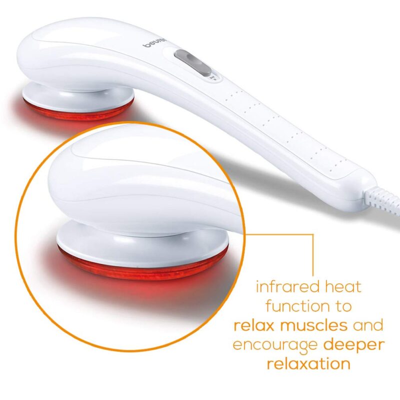 Beurer MG 21 Infrared Massager, White (648.11), Corded Electric for Pain Relief - Image 5