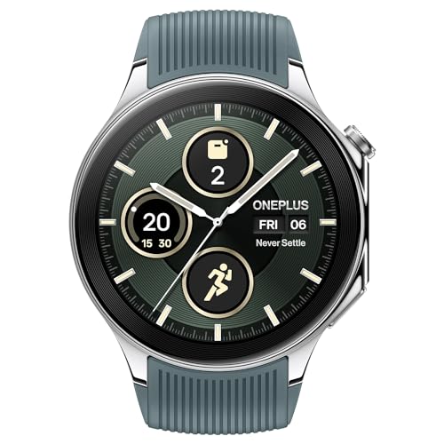 OnePlus Watch 2 with Wear OS 4,Snapdragon W5 Chipset,Upto 100Hrs Battery Life,1.43'' AMOLED Display,Stainless Steel & Sapphire Crystal Build,Dual Frequency GPS,5 ATM,IP68 & BT Calling (Radiant Steel) - Image 8