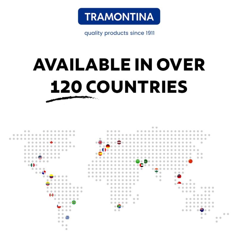 TRAMONTINA Titanex 26 cm Pre-Seasoned Cast Iron Roti Tawa – Non-Toxic, Easy Hold Non-Slip Heat-Resistant Grip, Superior Stone Finish, Excellent Heat Retention & Even Heating, Durable & Easy to Clean - Image 6