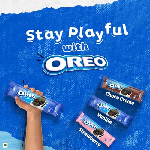 Cadbury Oreo Vanilla Flavour Creme Sandwich Biscuit Family Pack, 275.55 g - Image 6