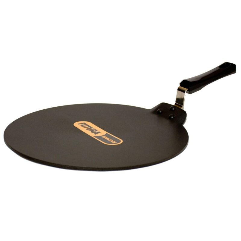 Hawkins Futura Nonstick Dosa Tava, Diameter 28 cm, Thickness 4.88 mm, Black (NDT28)