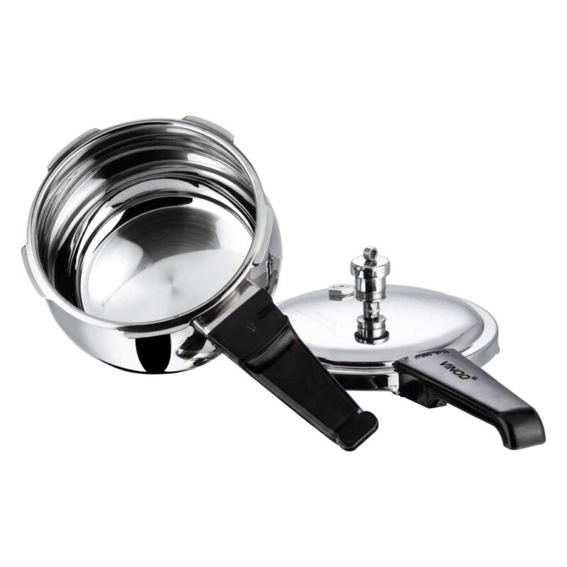 Vinod 18/8 Stainless Steel Splendid Plus Outer Lid Pressure Cooker -1.5 Ltr (Induction Friendly) - Image 3