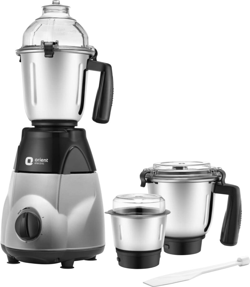 Orient Electric Chefspecial 1200W 3 jar Mixer Grinder (MGCS120G3/Black & Silver) - Image 5