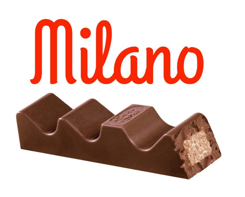 Milano Chocolate Bar with Hazelnut 36 pcs - 648g - Image 4