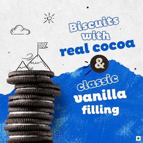 Cadbury Oreo Vanilla Flavour Creme Sandwich Biscuit Family Pack, 275.55 g - Image 8