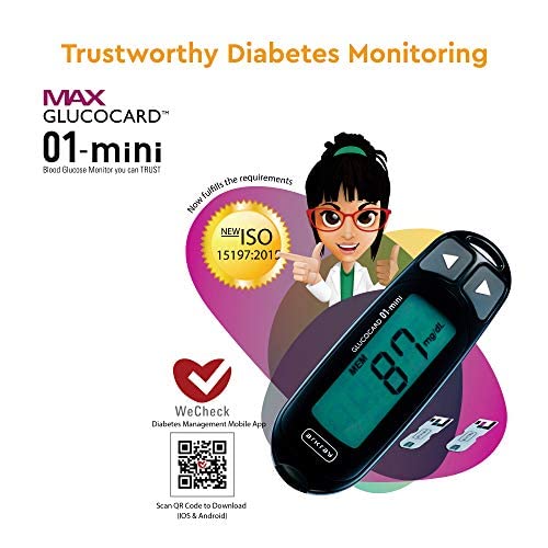ARKRAY Max 01 Mini Blood Glucose Monitor with 50 Strips | Japanese Technology - Image 2