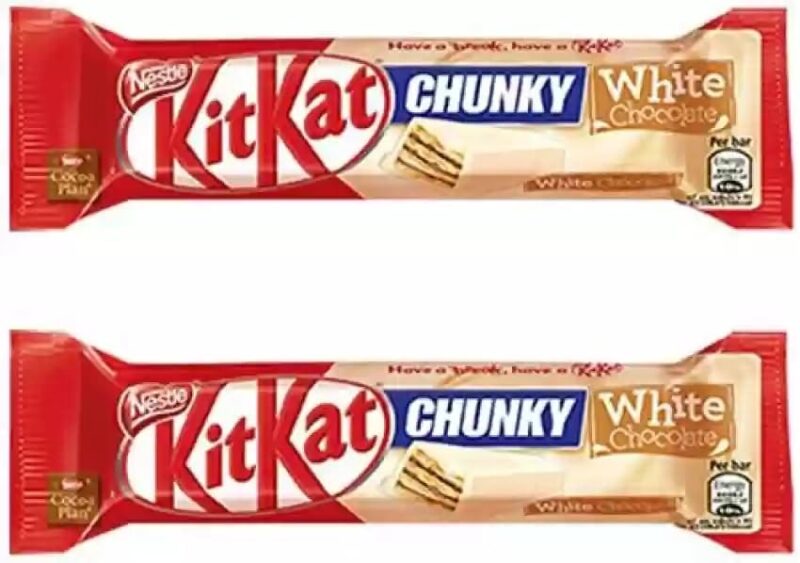 24x Nestle KitKat Chunky White Chocolate With Crispy Wafer Fingers With Layer of Smooth White Chocolate 40g X 24 Pieces Box - Image 7