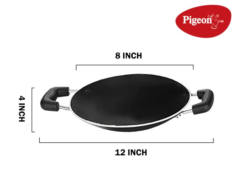 Pigeon Special Non-Stick Appachetty with Lid, 200mm, Black - Image 5