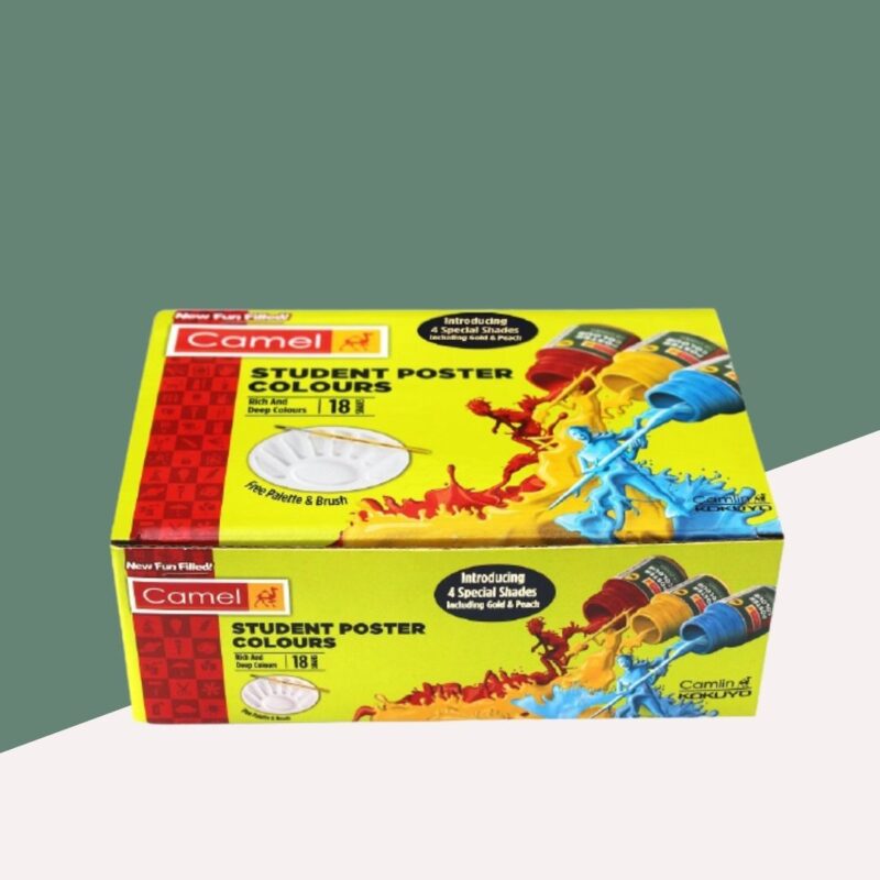 Camlin Student Poster Colour Set -Multicolour ( Pack of 18 )