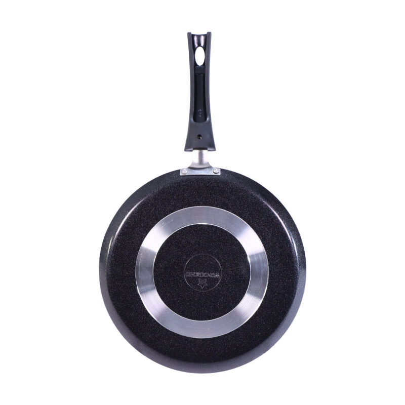 Wonderchef Renewed Platinum Plus Non-Stick Cookware Set of 4 | Kadhai with Glass Lid 24cm, Fry Pan 24cm & Dosa Tawa 25cm | Cool-Touch Bakelite Handle | Pure Grade Aluminium | PFOA Free | 1 Year Warranty | Black - Image 10