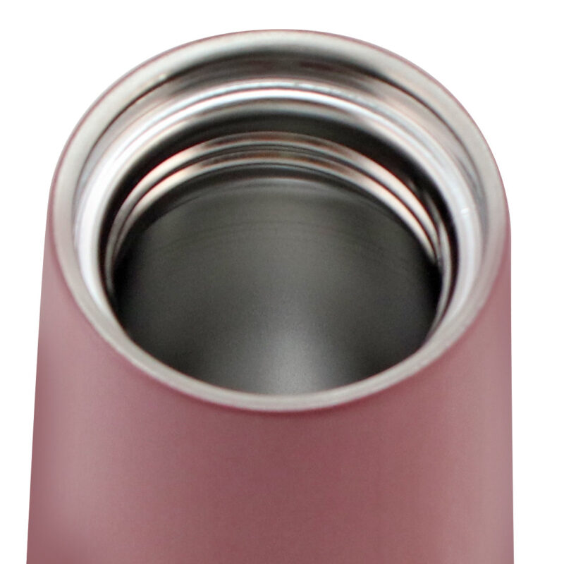 Bloom-Bot, 500ml, Stainless Steel Double wall Water Bottle, Spill & Leak-proof , Wooden Base, Rose Pearl, 2 Years Warranty - Image 5