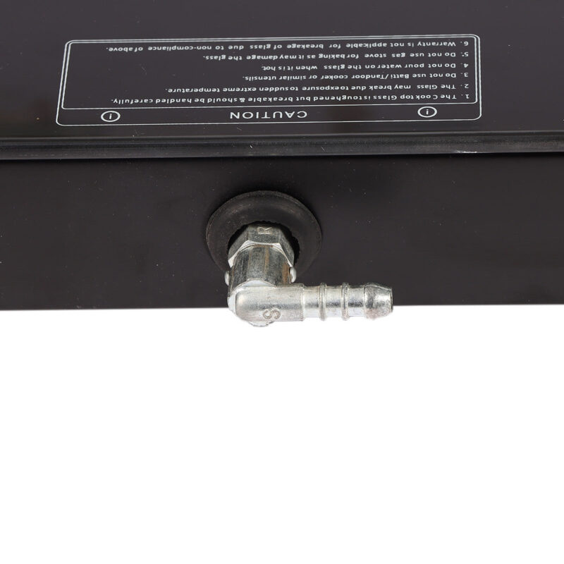 Glory 4 Burner Glass Cooktop, Black 8mm Toughened Glass with 2 Years Warranty, Ergonomic Knobs, Stainless Steel Drip Tray, Manual Ignition Gas Stove - Image 4