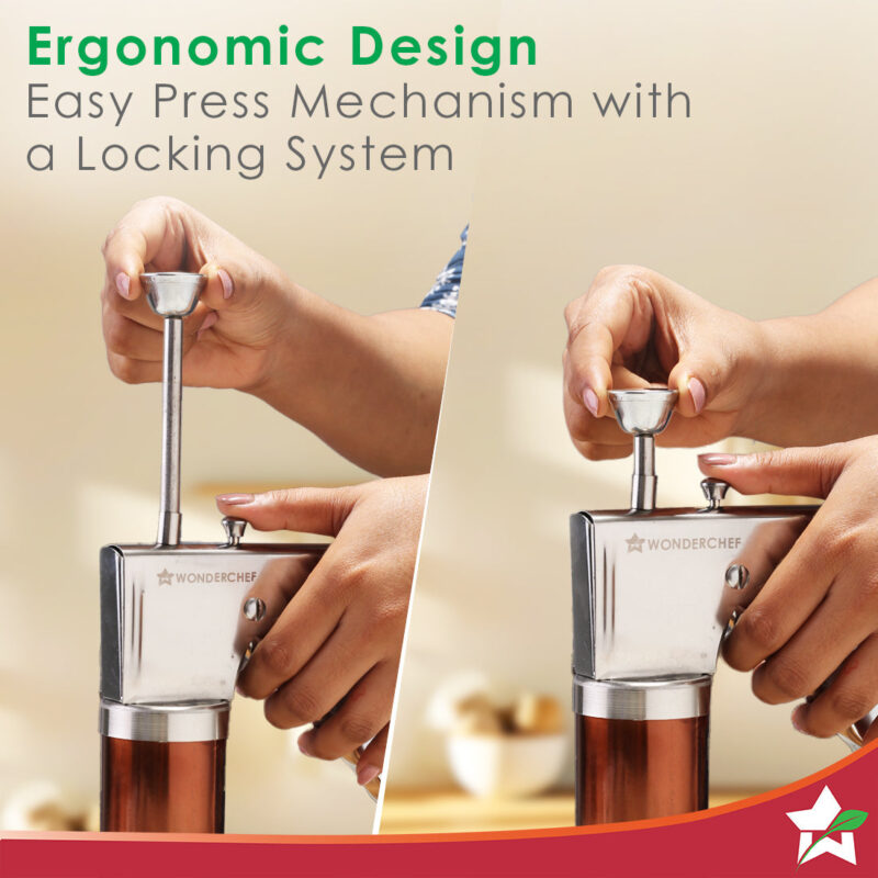 Snacks Maker with 12 different jalis, High-grade Stainless Stell Plates for making Sev, Bhujiya, Papdi, Gathiya, Murukku, Chakli, Kitchen Tool for making Namkeen Snacks, Farsan Maker - Image 4