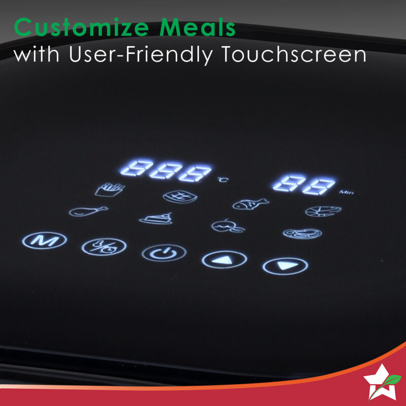 Prato Plus Digital Air Fryer and Zippy Cordless Chopper | No Oil Fry, Bake, Roast, Grill | Wireless Chopper with Stainless Steel Blades, USB Charging | Chopping in 10 Sec | 2-year Warranty - Image 7