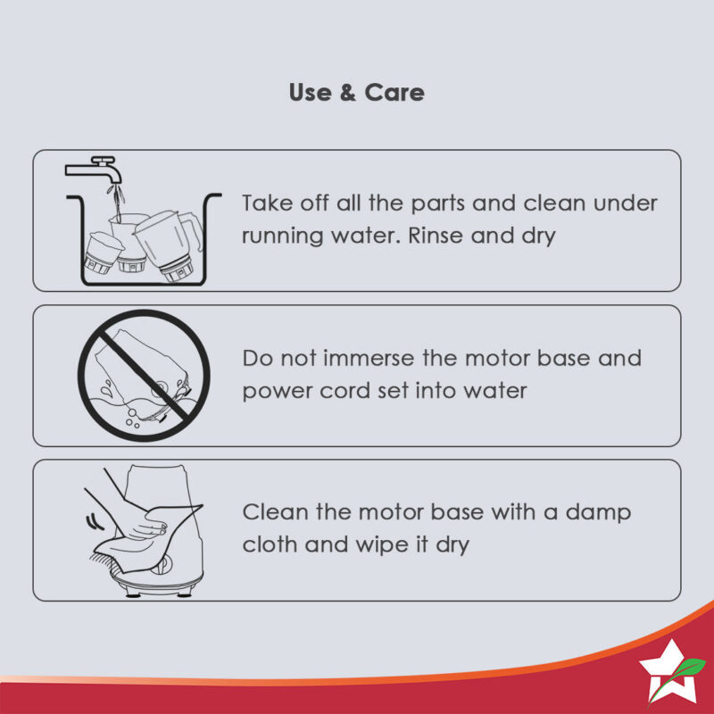 Wonderchef Renewed Premium Mixer Grinder | 750W | 3 Thick Steel Jars | Die-cast Jar Base | Blue - Image 5