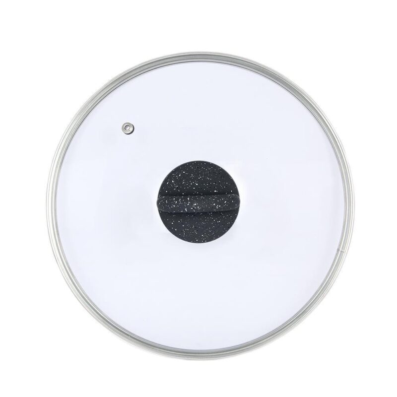 Granite 18 cm Non-Stick Sauce Pan | Induction Bottom | Soft-Touch Handles | Virgin Grade Aluminium | PFOA and Heavy Metals Free | 3.5mm | Non Stick Sauce Pan | 1.8 litres | 2 Years Warranty | Grey - Image 6