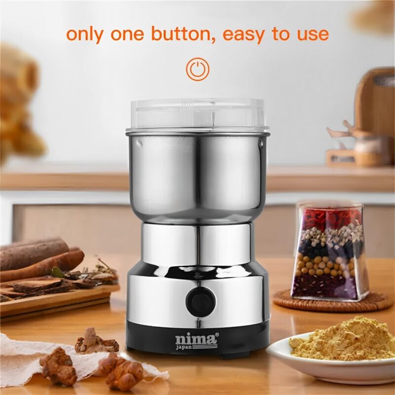 Ketzshop Stainless Steel Nima Mixer Grinder Multifunctional Grinder Electric Mini Nima Blender Miksi Grinder Baby Food Grinder Coffee Grinder Chutney Grinder Masala Grinder Spice Grinder - Image 2