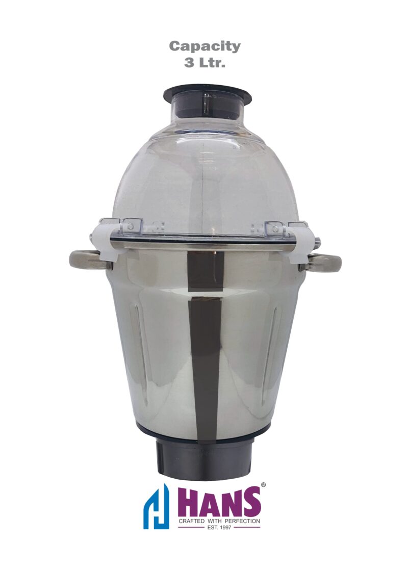 HANS Dominar X 1800 Watts 2.5 HP Commercial Mixer Grinder With 2 Jar Heavy Duty Color White - Image 7