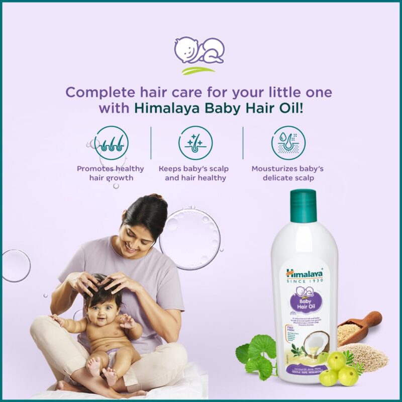 Himalaya Baby Hair Oil 200 ml(1 Count) - Image 6