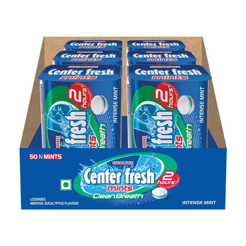 6x Center Fresh Sugar Free Mints,  35 g - Pack of 6