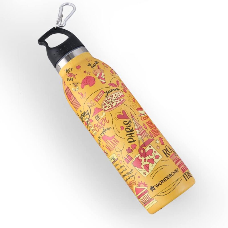 Wanderlust, 600ml, Double Wall Stainless Steel, Vacuum Insulated, Hot And Cold Flask, Your story - Image 7