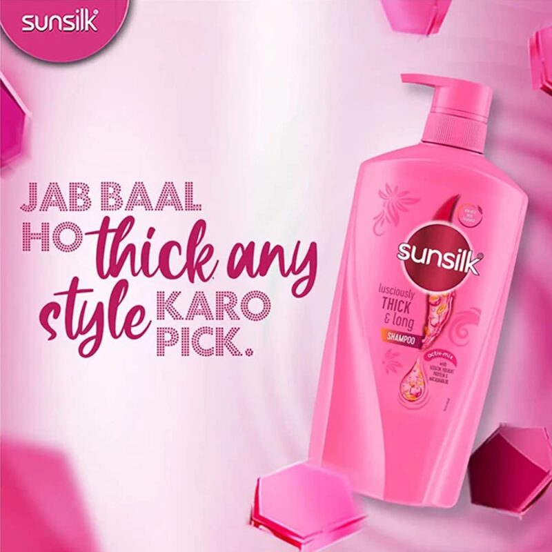 Sunsilk Lusciously Thick & Long Shampoo, 650 ml - Image 2
