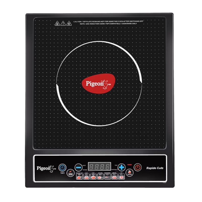 Pigeon by Stovekraft Copper Coil Rapido Cute Induction Cooktop (Black)