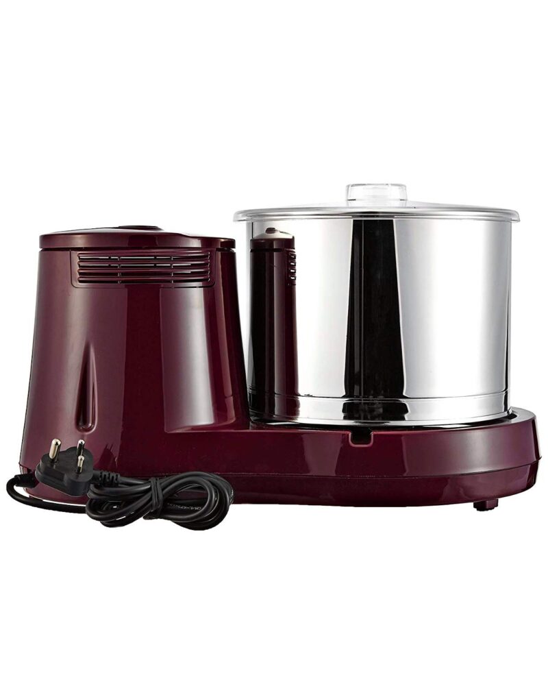 Butterfly Rhino 2 Litres Table-Top Wet Grinder | 150 Watts | Shockproof ABS Body | 4-way Grinding | Easy Clean & Maintenance | Stainless Steel Drum | 2 Years Manufacturer's Warranty | Cherry Red - Image 2