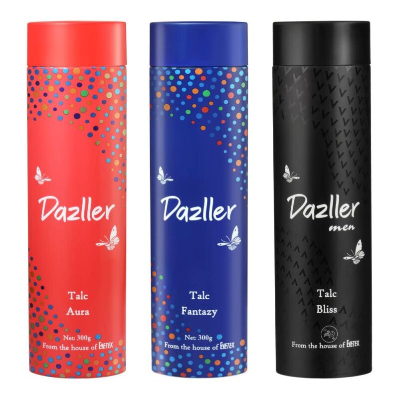 Dazller Talcum Powder, 300g, (Combo)