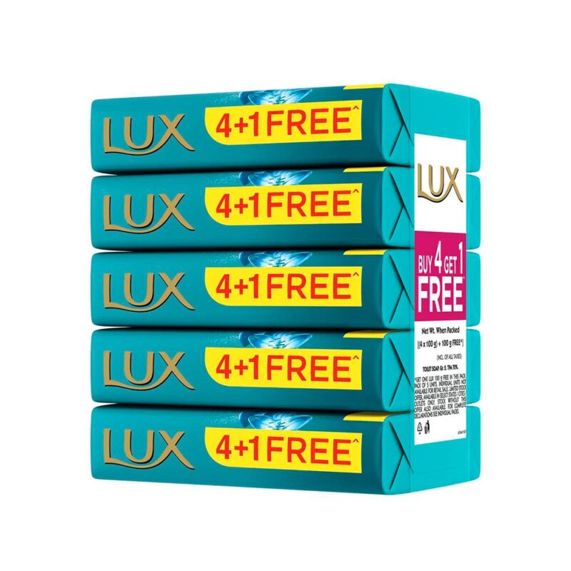 Lux Fresh Splash Water Lily & Cooling Mint Soap Bar|| 100 g (Buy 4 Get 1) - Image 5