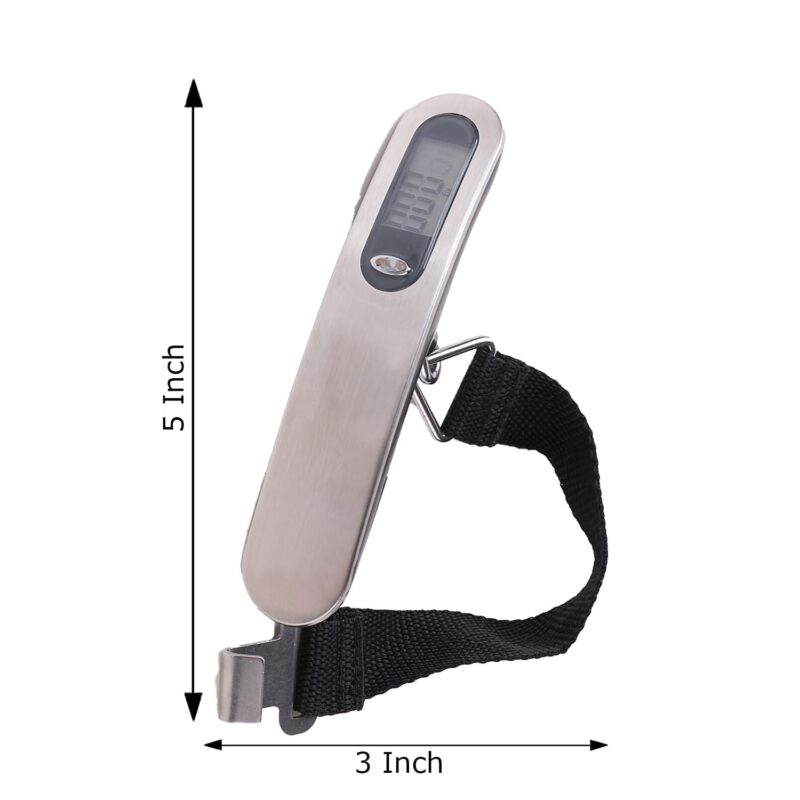 Kuber Industries Portable Weighing Scale For Luggage, Suitcase Capicity "50" KG-Pack of 2 (Black) - Image 6