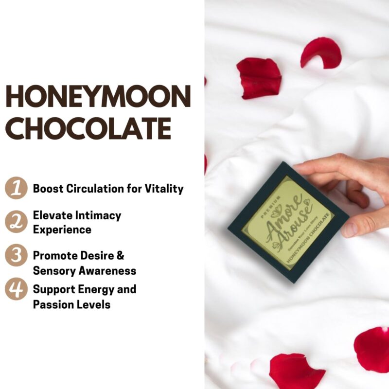 AMORE AROUSE Intimate Chocolate For Couples Uplifting Mood & Vitality Luxurious Dark Chocolate Ideal For Men & Women,Vegetarian - Image 4