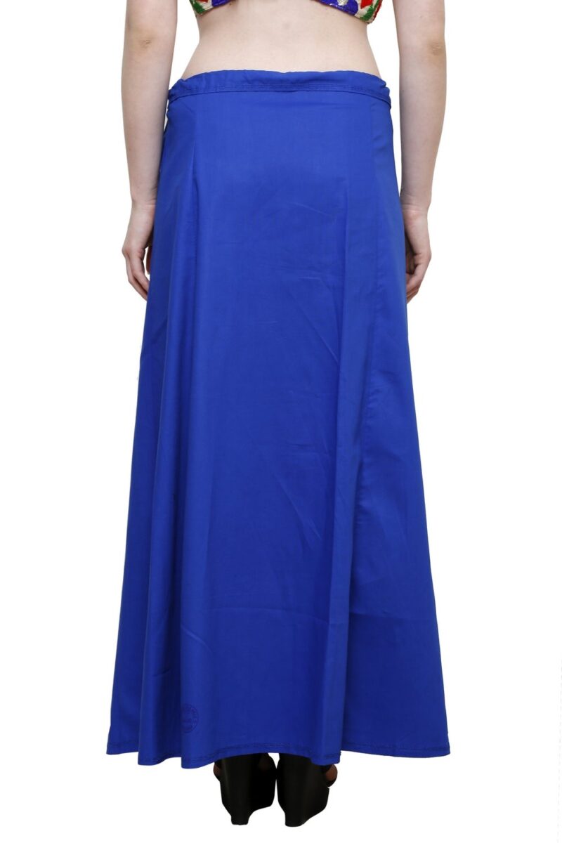 Pistaa's combo of Women's Soft Cotton Ink Blue and Dark Pink Color Best Readymade Inskirt Saree petticoats - Image 6