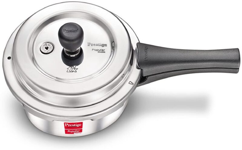 Prestige 2L Popular Svachh Aluminium Outer Lid Pressure Cooker|Ideal for 2-3 Persons|Deep lid for Spillage Control|5 Years Warranty - Image 7