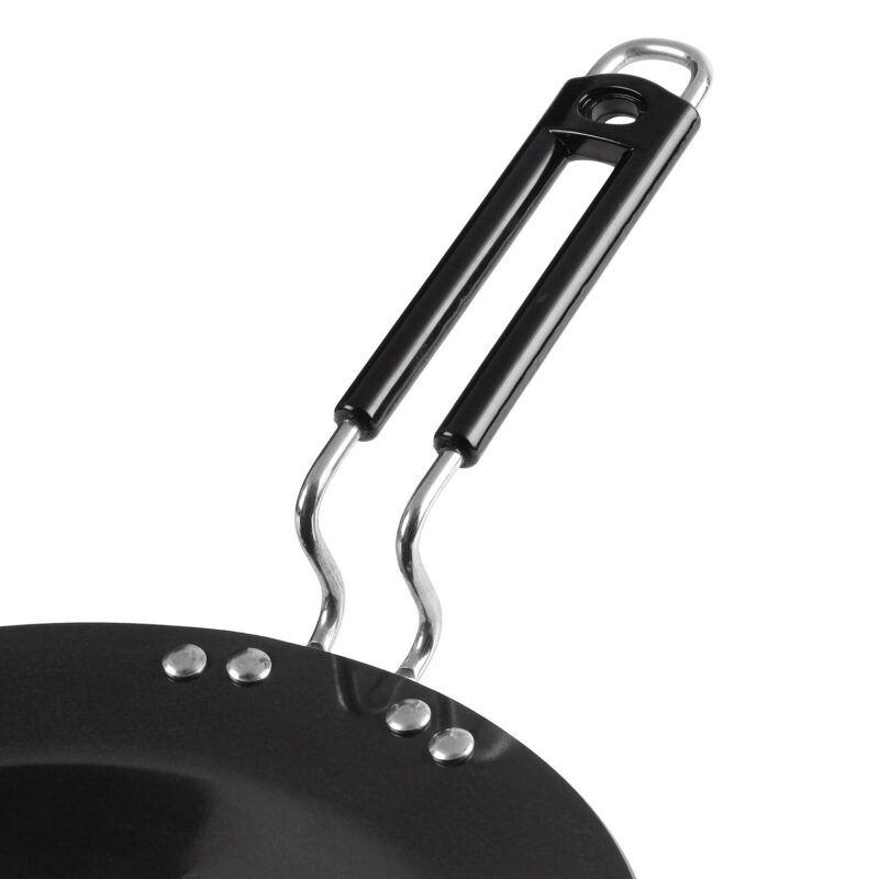 Vinod Black Pearl Hard Anodised Tawa - 28 cm | 5.25mm Thickness | Metal Spoon Friendly | Riveted Sturdy Handle | Long Lasting Roti, Paratha Tawa | 2 Year Warranty | Toxin Free - Image 5