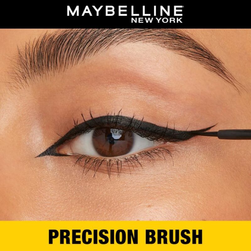 Maybelline New York Colossal Bold Pencil Eyeliner, Black, 3Ml, Matte Finish - Image 4