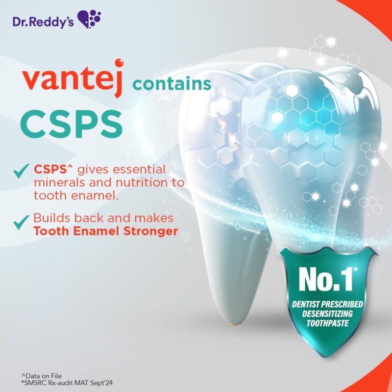 Vantej Tooth Sensitivity Toothpaste - 100g, White - Image 5