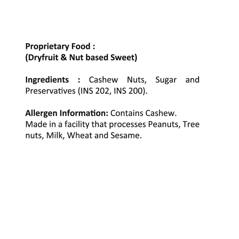 Lal Sweets Premium Kaju Katli - 400gm - Image 5